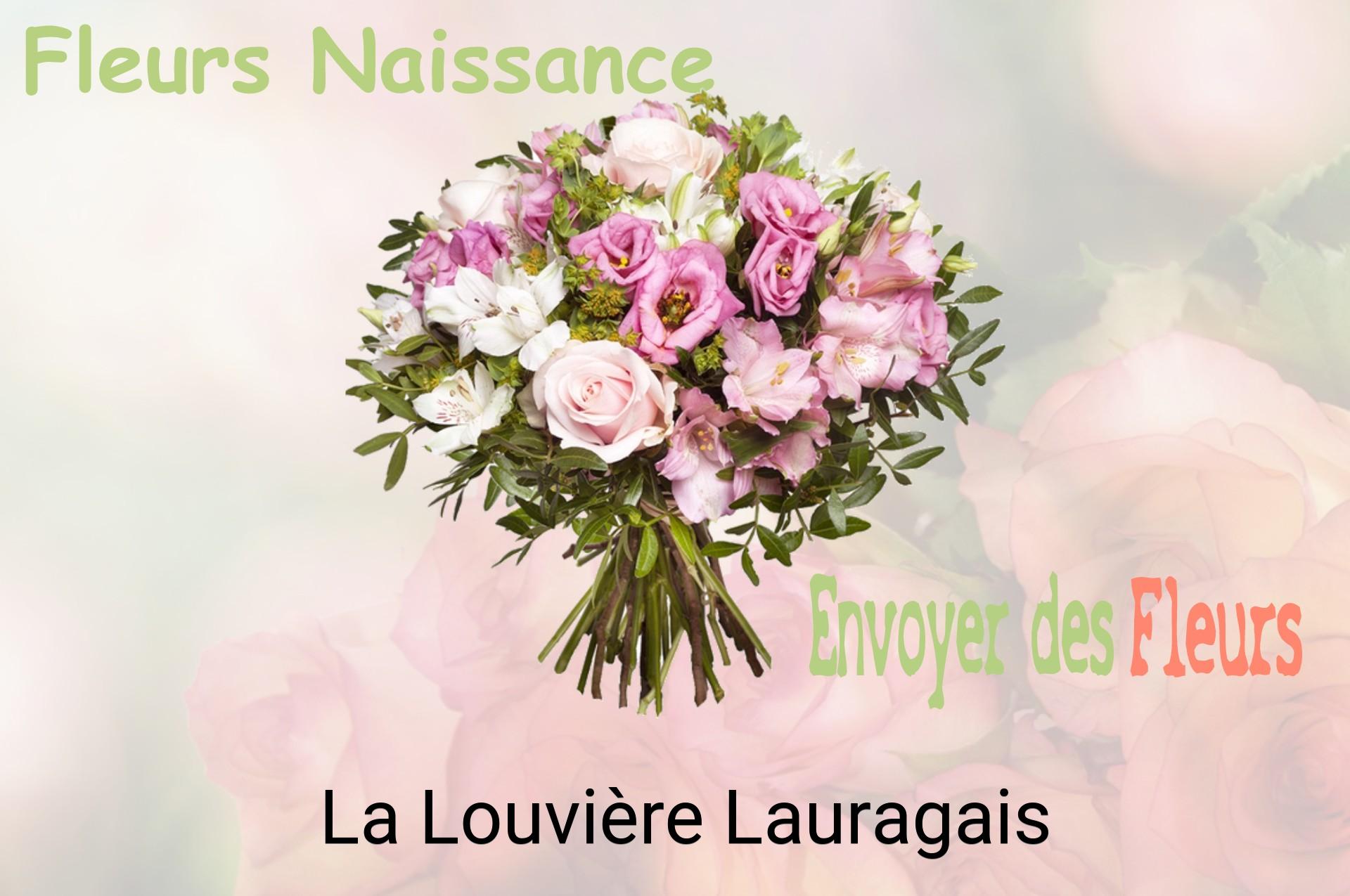 Bouquet de fleurs de naissance livré à La Louvière-Lauragais